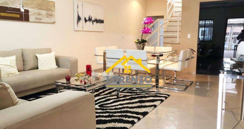 Sobrado com 3 dormitórios à venda, 140 m² por R$ 650.000,00 - Santa Teresinha - Santo André/SP