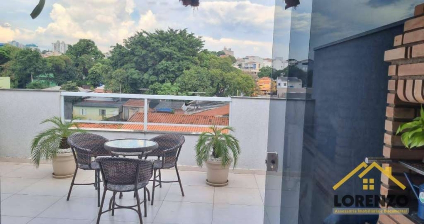 Cobertura com 2 dormitórios à venda, 107 m² por R$ 470.000,01 - Jardim Bom Pastor - Santo André/SP