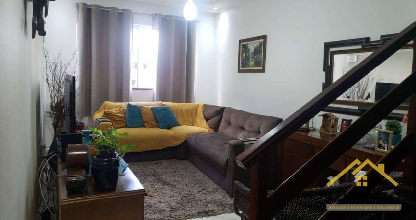 Sobrado com 3 dormitórios à venda, 114 m² por R$ 532.000,00 - Jardim Progresso - Santo André/SP