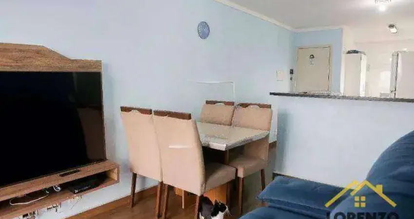 Apartamento com 2 dormitórios à venda, 52 m² por R$ 302.000,00 - Vila Homero Thon - Santo André/SP