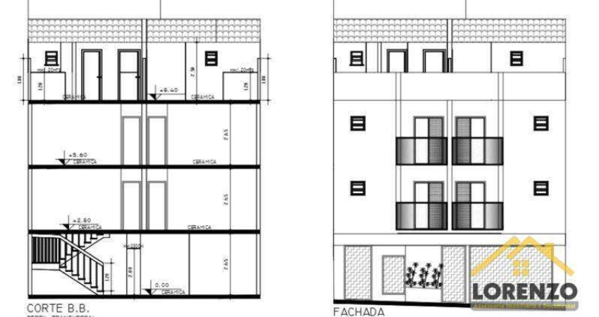 Cobertura com 3 dormitórios à venda, 150 m² por R$ 770.000,00 - Paraíso - Santo André/SP
