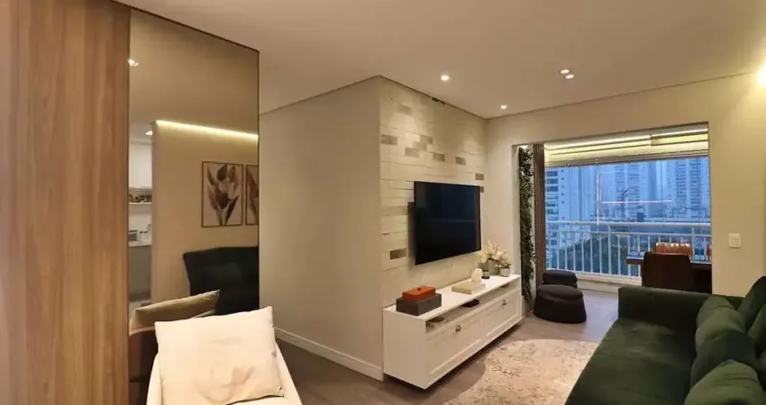 Apartamento mobiliado com varanda gourmet no condomínio trilogy offices – são bernardo do campo apartamento moderno, porteira fechada e pronto para mo