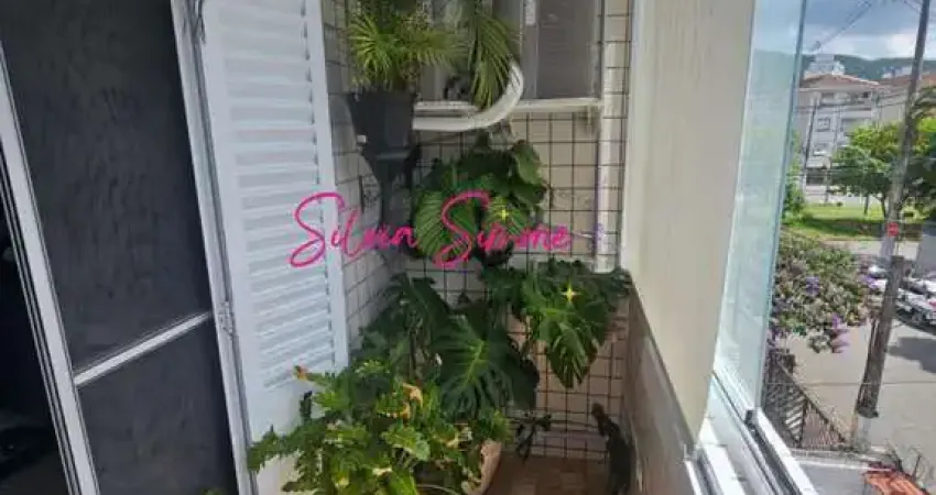 Apartamento para venda em santos, josé menino, 2 dormitórios, 1 banheiro, 1 vaga