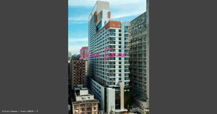 Apartamento para Locação em Santos, gonzaga, 1 dormitório, 2 banheiros, 1 vaga