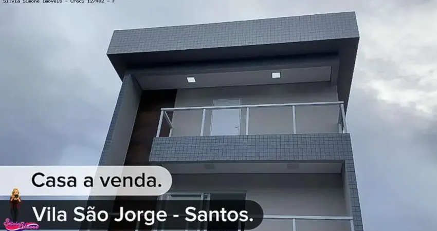 Casa em condomínio no são jorge santos nova e moderna | silvia simone imóveis