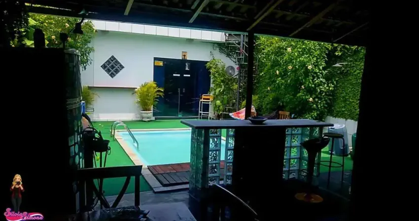 Casa térrea no macuco ampla e com lazer completo | silvia simone imóveis