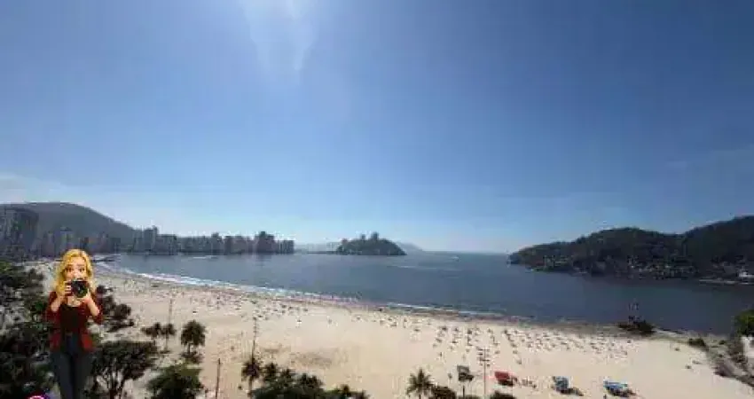 Apartamento frente mar no centro de são vicente | silvia simone imóveis