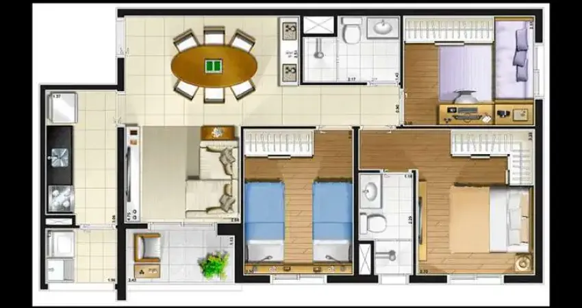 Apartamento no centro de são vicente vista para a orla | silvia simone imóveis