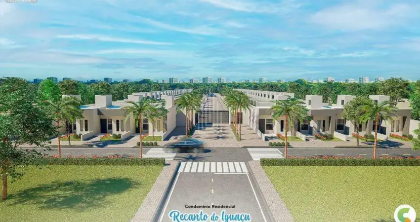 Casas em condomínio fechado na região do porto meira, em foz do iguaçu-pr