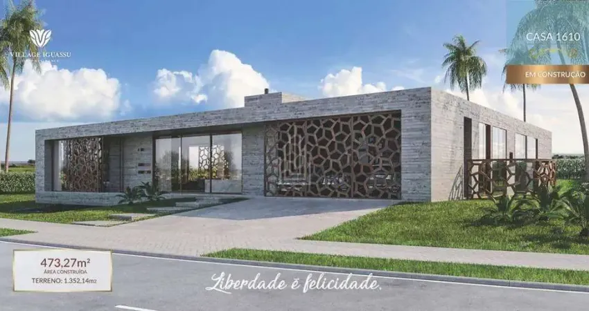 Casa alto padrão à venda no condomínio village iguassu em foz do iguaçu