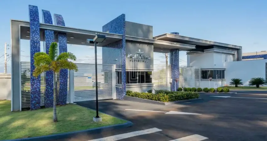 Terreno à venda no condomínio fechado águas claras residence em foz do iguaçu.