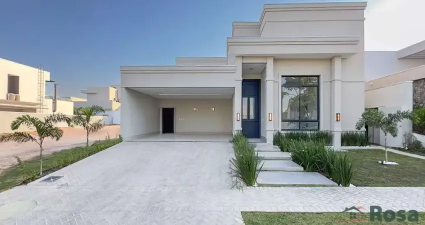 Casa nova térrea em condomínio para venda, jardim itália, cuiabá - ca8201