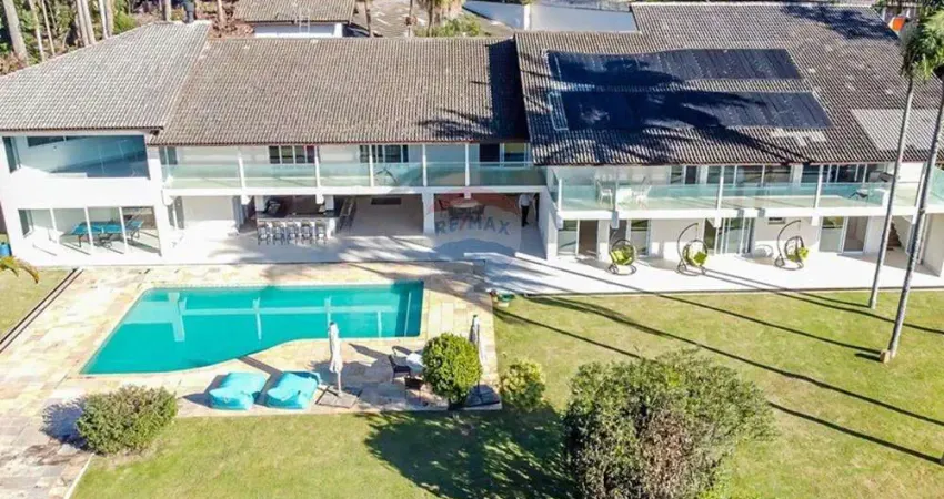 Casa de luxo com 8 suítes à venda no condomínio estância parque atibaia | cozinha kasher e piscina privativa