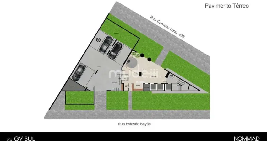 Kitnet / Stúdio à venda na Rua Carneiro Lobo, 433, Batel, Curitiba