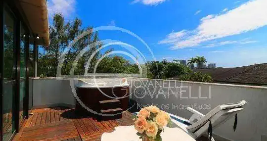Cobertura  no Jardim Europa: 4 quartos, 4 suítes, 4 banheiros, 2 vagas, 220,00m² na Barra da Tijuca