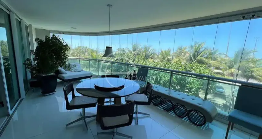 Apartamento de luxo na barra da tijuca: 4 quartos, 4 suítes, 5 banheiros, 4 vagas de garagem, 400m² de área. venda ou locação no rio de janeiro-rj.