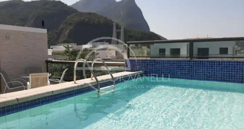 Cobertura duplex  á venda  4 quartos / 3 suíte  - barra da tijuca - jardim oceânico - vista total pedra da gávea