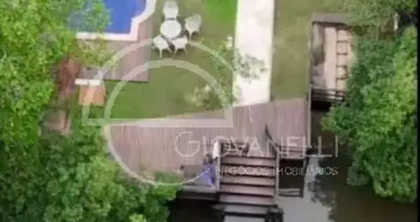 Casa na Lagoa da Tijuca - Barra da Tijuca -  5 minutos metrô - 5 quartos - Deck para barco privativo