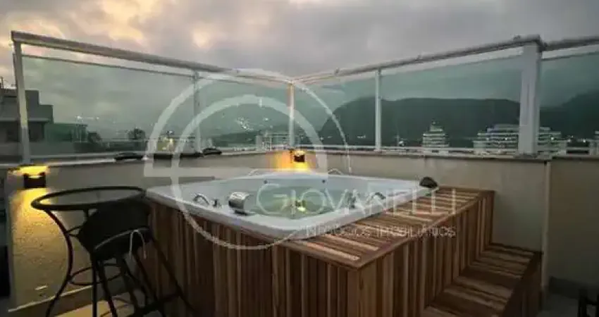 Cobertura duplex de 3 suítes à venda - barra da tijuca - london green - blue