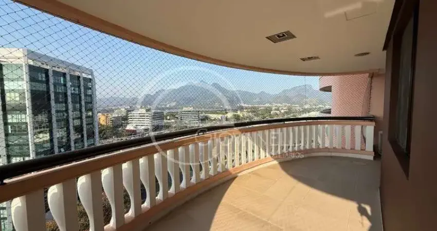 Imperdível: apartamento de 3 quartos na barra da tijuca, rio de janeiro-rj, com 145m², suíte, 2 banheiros e 2 vagas!