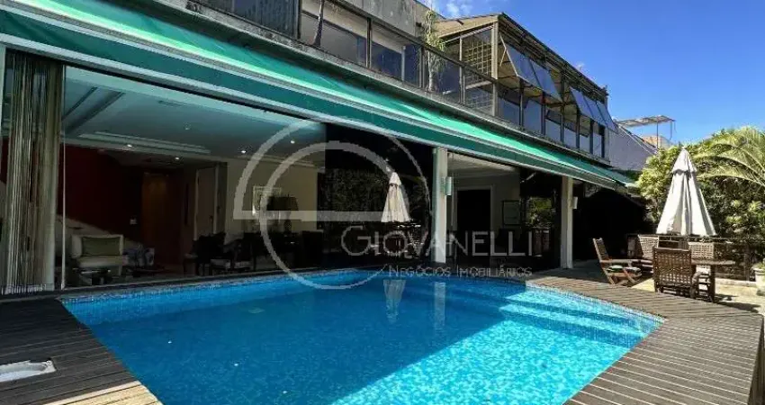 Cobertura duplex com 753m² no jardim oceânico, vista pedra da gávea, piscina, sauna, sala de cinema e a 5 minutos da praia e do metrô.