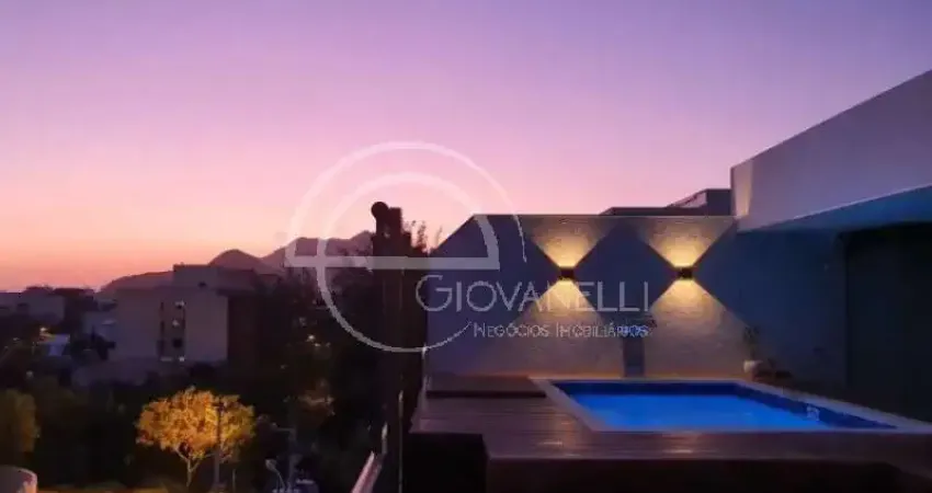 Cobertura linear reformada 3 suítes no recreio, 201m² com piscina, sauna, espaço gourmet, próxima à praia e ao parque chico mendes