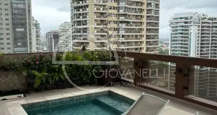 Apartamento duplex de 4 quartos para locação - barra da tijuca - barramares