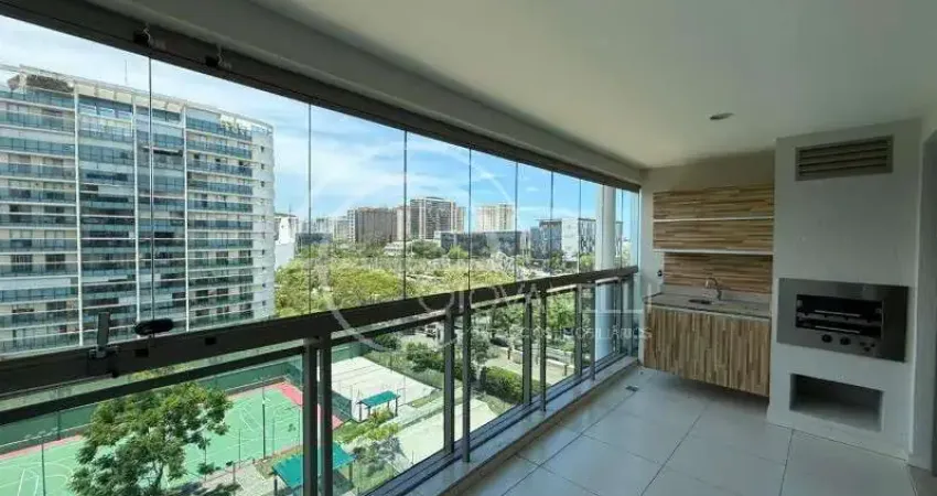 Apartamento de Luxo à Venda ou Locação na Barra da Tijuca, Rio de Janeiro-RJ: 4 Quartos, 4 Suítes, 5 Banheiros, 2 Vagas, 209m²