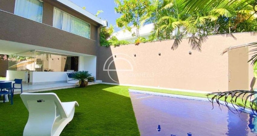 Casa de Luxo à Venda no Itanhangá, Rio de Janeiro-RJ! 4 Quartos, 4 Suítes, 6 Banheiros, 4 Vagas, 454m² de Área.