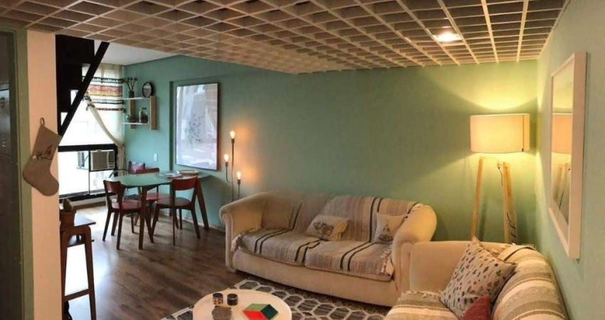Apartamento Duplex no Itaim Bibi de 1 Quarto com 1 Vaga - 65m² à Venda.