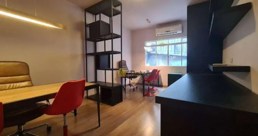 Sala para alugar, 24 m² por r$ 1.250,00/mês - jardim do mar - são bernardo do campo/sp