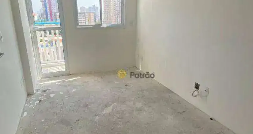 Apartamento com 1 dormitório à venda, 37 m² por r$ 295.000,00 - vila assunção - santo andré/sp