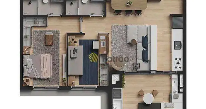 Apartamento com 2 quartos à venda na Rua Jorge Tibiriçá, Vila Clementino, São Paulo