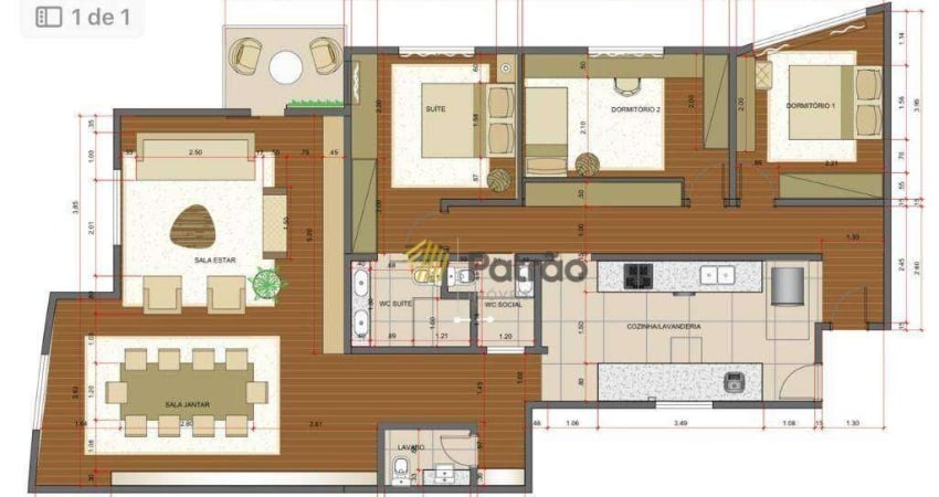 Apartamento com 3 quartos à venda na Rua Ricardo Pinto, Ponta da Praia, Santos