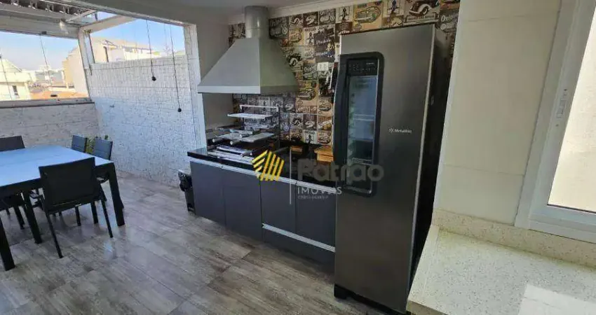 Cobertura com 2 dormitórios à venda, 110 m² por R$ 530.000,00 - Vila Metalúrgica - Santo André/SP