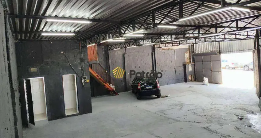 Galpão de 200 m² para alugar por r$ 7.200/mês - piraporinha - diadema/sp