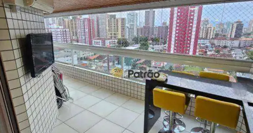 Apartamento com 3 dormitórios à venda, 105 m² por r$ 1.300.000,00 - canto do forte - praia grande/sp