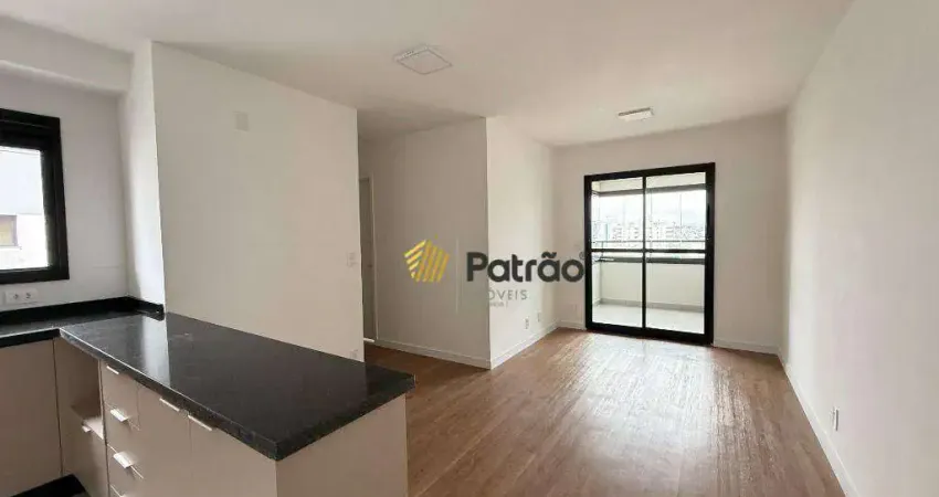 Apartamento novo, 2 dorms, varanda gourmet para alugar, 64 m² por r$ 4.540/mês + iptu - parque das nações - santo andré/sp