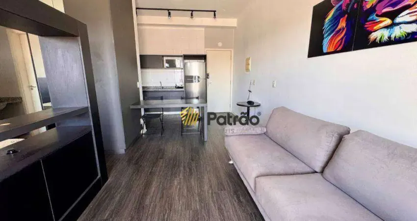 Apartamento com 1 dormitório para alugar, 42 m² por r$ 3.257,00/mês - jardim do mar - são bernardo do campo/sp