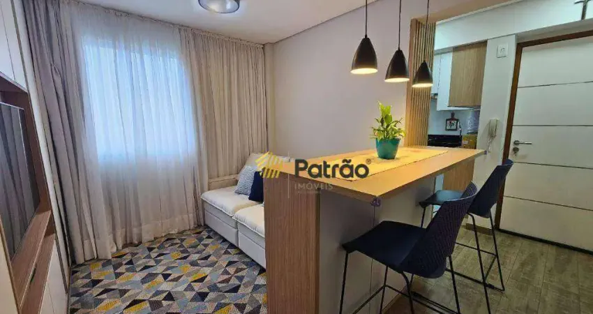 Apartamento com 1 dormitório à venda, 42 m² por r$ 460.000,00 - parque anchieta - são bernardo do campo/sp