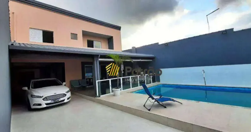 Sobrado com 5 dormitórios, 250 m² - venda por R$ 850.000,00 ou aluguel por R$ 7.690,00/mês - Parque Jequitiba - Itanhaém/SP