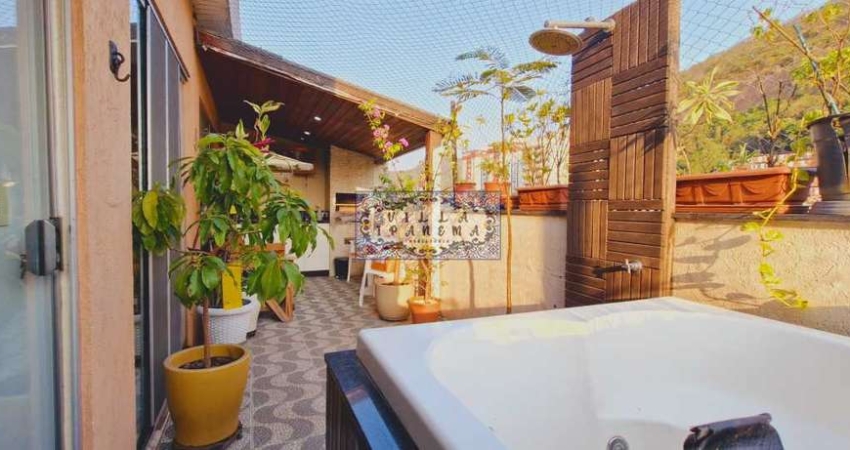 Cobertura com 4 quartos à venda na Rua Visconde de Silva, Humaitá, Rio de Janeiro