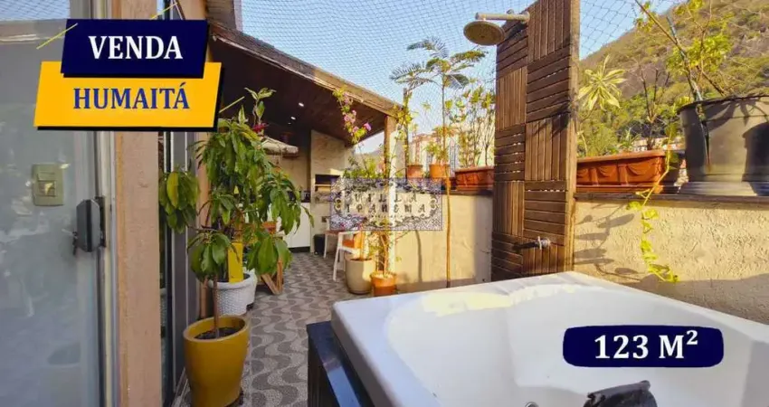 Cobertura com 4 quartos à venda na Rua Visconde de Silva, Humaitá, Rio de Janeiro