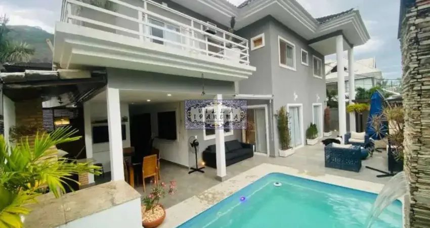 Excelente casa reformada no condomínio vale do sol vargem pequena- 4 quartos, 2 suítes, piscina, churrasqueira e terreno de esquina