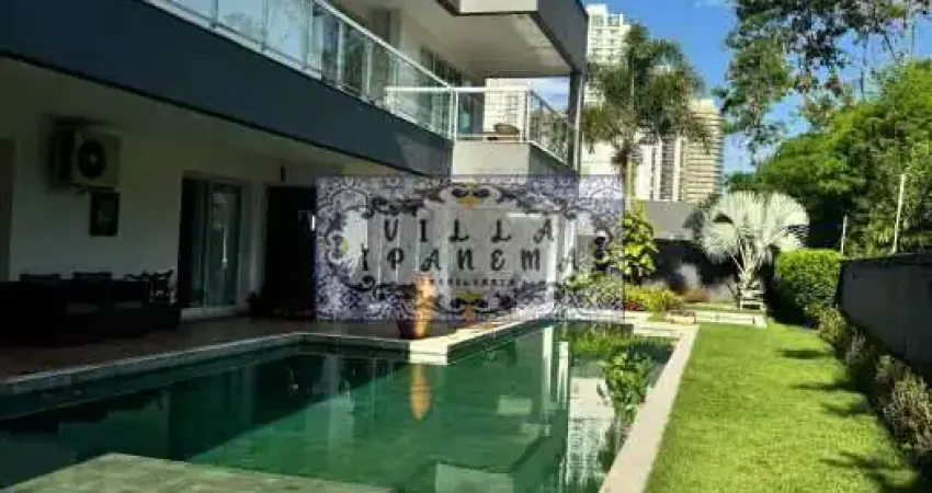 Mansão alto luxo à venda condomínio disegno barra da tijuca, 1.200 m² de área construída 8 suítes 6 vagas vista reserva