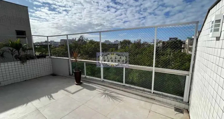 Cobertura mobiliada rua ivo borges recreio dos bandeirantes 248 m² 3 suítes 2 vagas direito de uso da laje