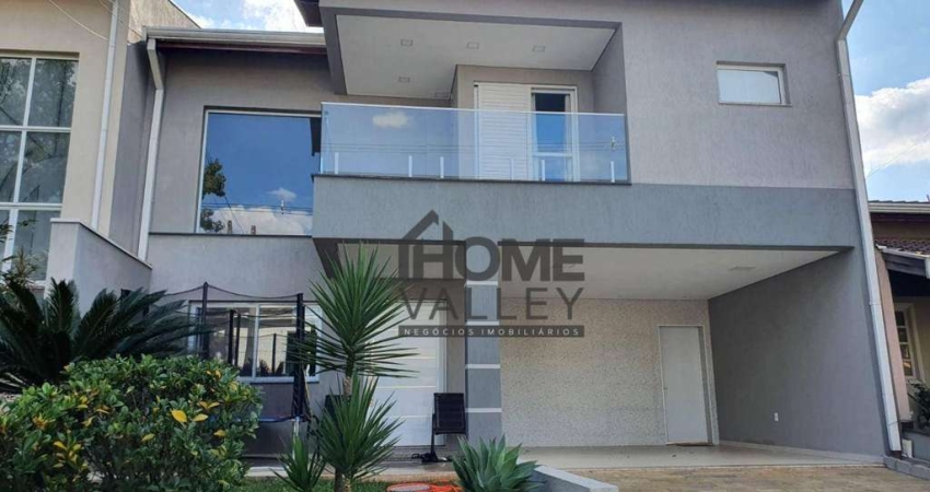 Casa com 4 quartos, sendo 2 suítes, localizada no Condomínio Campos do Conde 1, Paulínia, à venda por R$ 1.890.000,00