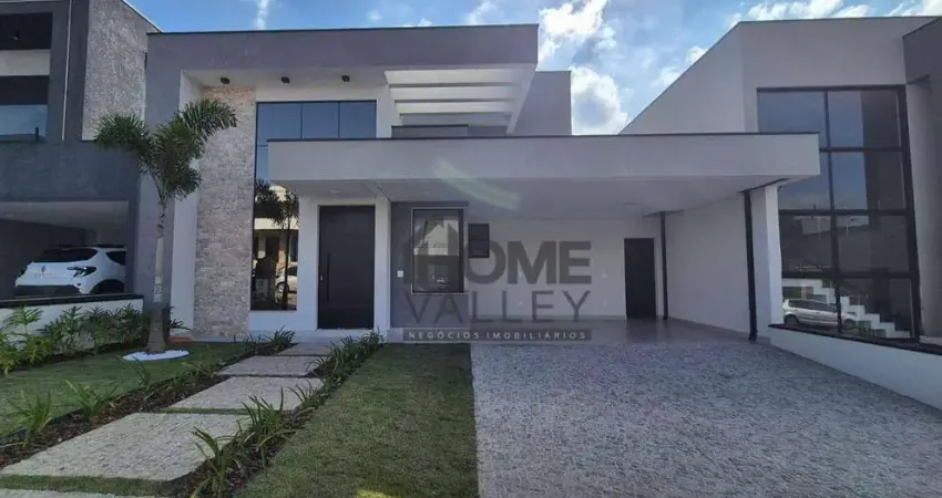 Casa térrea, nova, com 3 suítes, localizada no residencial mont' alcino, valinhos/sp