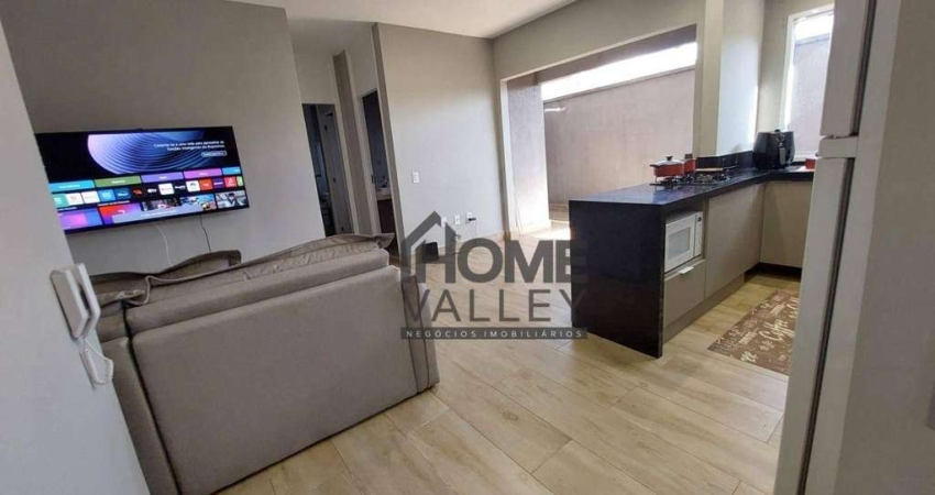 Apartamento garden com 2 quartos, sendo 1 suíte, localizado no Condomínio Reserva do Alto, Valinhos