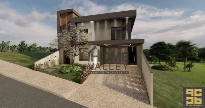 Belíssima casa em construção com 3 quartos, todos suítes, à venda no condomínio villaggio di napoli , valinhos